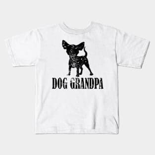 Chihuahua Dog Grandpa Kids T-Shirt